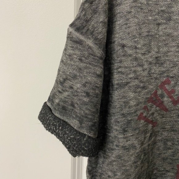 Recycled Karma Short Sleeve Washed Out Shirt. Gray. Medium. Casual, Chic, Comfy - Picture 7 of 11